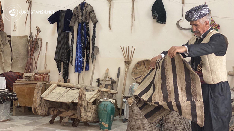 سعید بارانی در زادگاهش بردرش در استان دهوک، ١٥ اوت ٢٠٢٢. عکس؛ کرمانج نهیلی/کوردستان٢٤